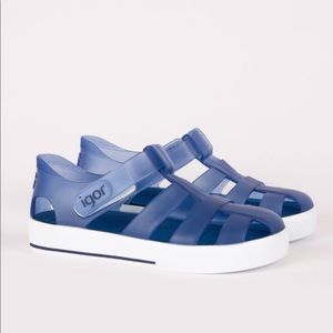 IGOR Blue Star Fisherman Jelly Sandals - SIZE 25